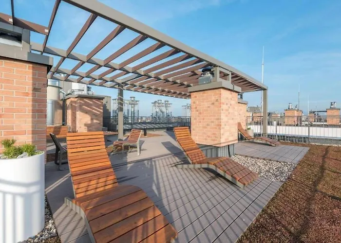 Dlugie Ogrody-sky Terrace Lägenhet Gdańsk
